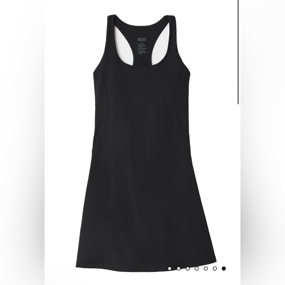 Girlfriend Collective Black Paloma Exercise Dress XL